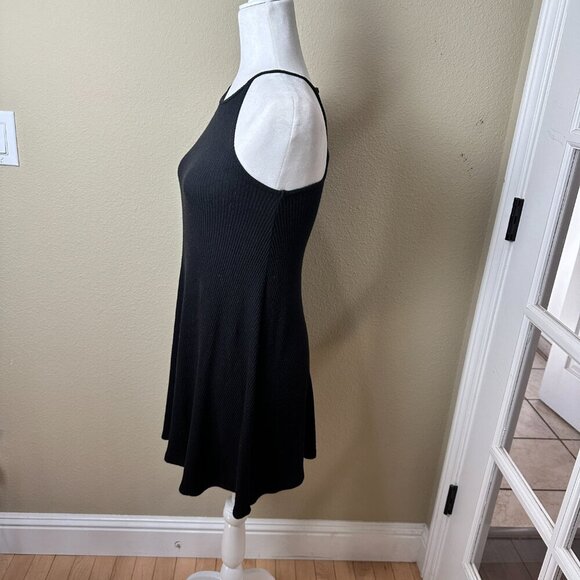 ANTHROPOLOGIE Saturday Sunday Ribbed A Line Halter Mini Short Dress size XS - Picture 5 of 9